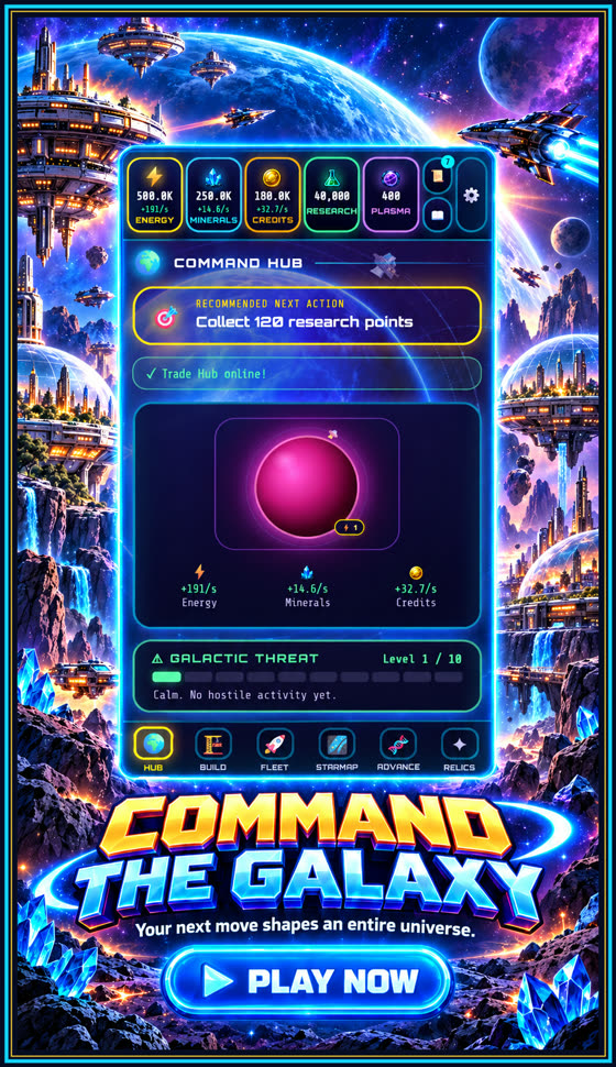 Command Hub screen